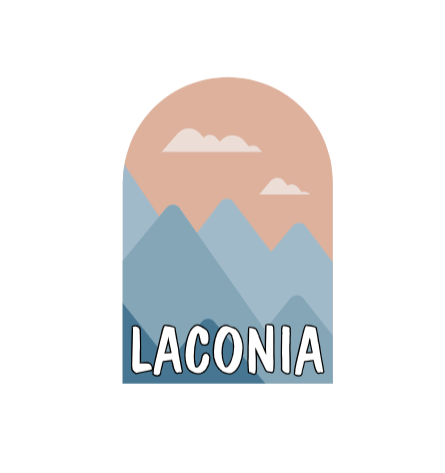 Laconia, New Hampshire Sticker vinyl sticker